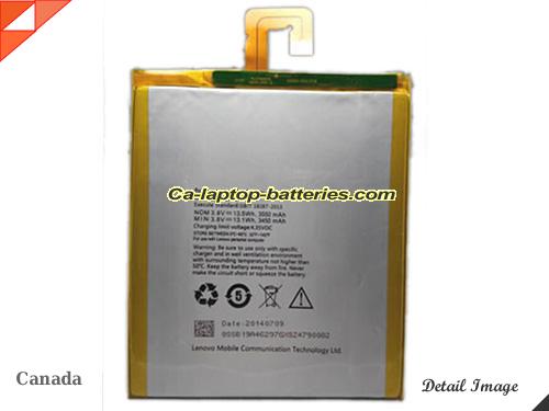 LENOVO Tab 3 710f Replacement Battery 3550mAh, 13.5Wh  3.8V Silver Li-ion