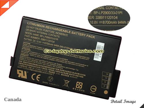 Genuine GETAC B300 Battery For laptop 8700mAh, 94Wh , 10.8V, Black , Li-ion