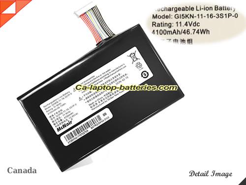 GETAC GI5KN-00-13-3S1P-0 Battery 4100mAh, 46.74Wh  11.4V Black Li-Polymer