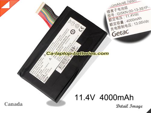 GETAC GI5KN-00-13-3S1P-0 Battery 4100mAh, 46.74Wh  11.4V Black Li-ion