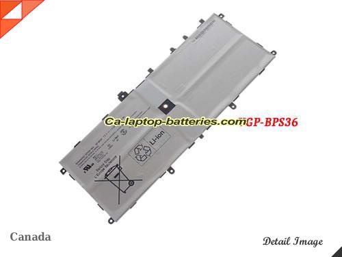 Genuine SONY SVD13211CGB Battery For laptop 6320mAh, 48Wh , 7.5V, White , Li-ion