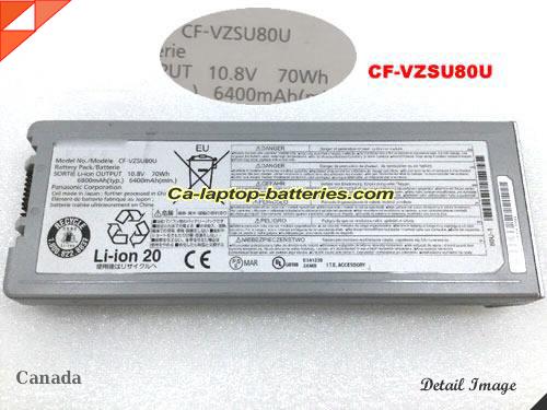 PANASONIC CF-VZSU82U Battery 6400mAh, 70Wh  10.8V Grey Li-ion