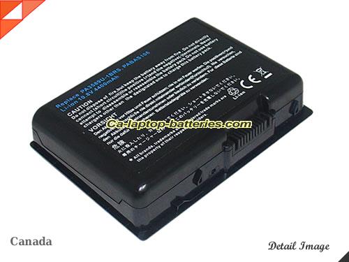 TOSHIBA PQF43U-007004 Replacement Battery 4400mAh 10.8V Black Li-ion