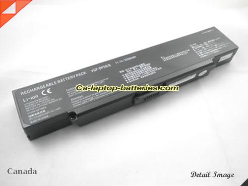 SONY vgnnr385e Replacement Battery 5200mAh 11.1V Black Li-ion