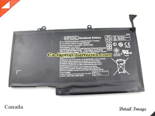 Genuine HP 13-B110TUI Battery For laptop 43Wh, 11.4V, Black , Li-ion