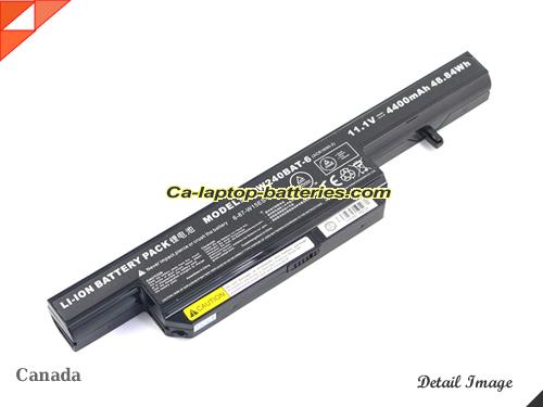 Genuine CLEVO System76 Gazelle8 Battery For laptop 4400mAh, 48.84Wh , 11.1V, Black , Li-ion