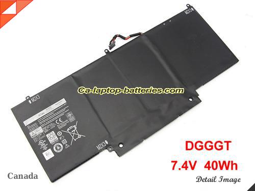 Genuine DELL XPS 11 P16T Battery For laptop 40Wh, 7.4V, Black , Li-Polymer