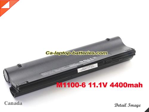 Genuine CLEVO A101AF291459 Battery For laptop 4400mAh, 48.84Wh , 11.1V, Black , Li-ion