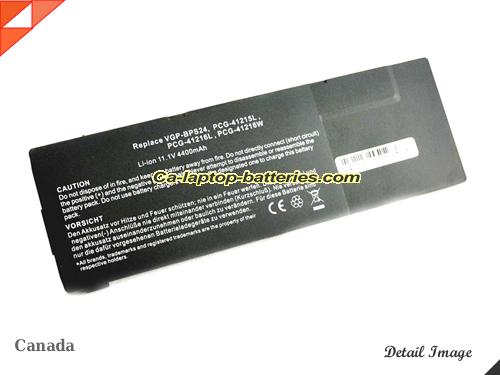 SONY PCG-41214M Replacement Battery 4400mAh 11.1V Black Li-ion