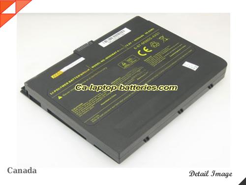 Genuine CLEVO x8100 m980 Battery For laptop 4650mAh, 14.8V, Black , Li-ion