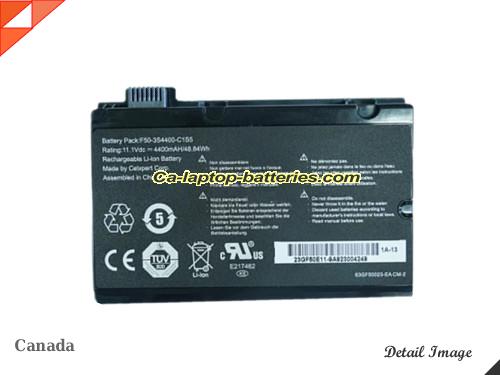 HASEE L430T Replacement Battery 4400mAh 11.1V Black Li-ion