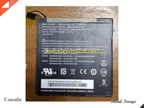 Genuine ACER A1401 Battery For laptop 4600mAh, 17.02Wh , 3.7V, Black , Li-Polymer