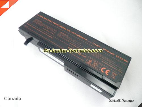 Genuine CLEVO TN120 Series Battery For laptop 2400mAh, 14.8V, Black , Li-ion