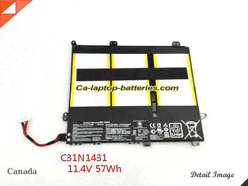 Genuine ASUS E403SA Battery For laptop 4840mAh, 57Wh , 11.4V, Black , Li-ion