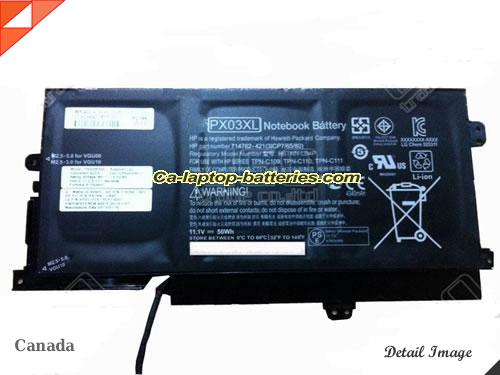 Genuine HP Envy 14-k002la Battery For laptop 50Wh, 11.1V, Black , Li-ion