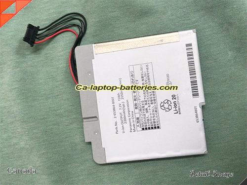 Genuine PANASONIC CF-AX2 Battery For laptop 2200mAh, 15Wh , 7.2V, Gray , Li-Polymer