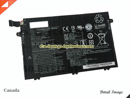 Genuine LENOVO ThinkPad E58020KSA01ACD Battery For laptop 4120mAh, 45Wh , 11.1V, Black , Li-Polymer