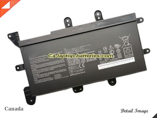 ASUS A42N1713 Battery 6400mAh, 96Wh  14.4V Black Li-Polymer