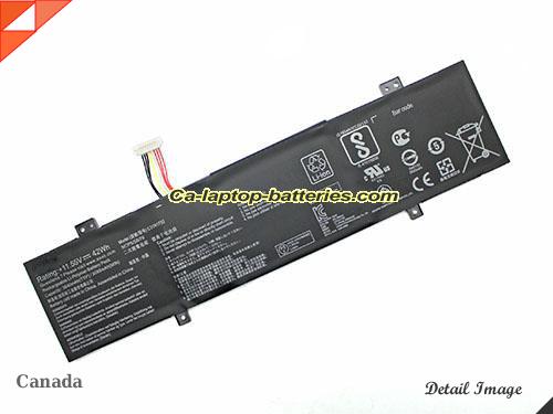 Genuine ASUS VivoBook Flip 14 TP412UA-DB51T Battery For laptop 3640mAh, 42Wh , 11.55V, Black , Li-Polymer