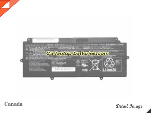 Genuine FUJITSU Lifebook U938 Battery For laptop 3490mAh, 50Wh , 14.4V, Black , Li-ion
