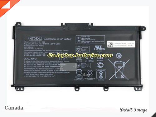 HP HSTNN-UB7J Battery 3600mAh, 41.04Wh  11.4V Black Li-Polymer