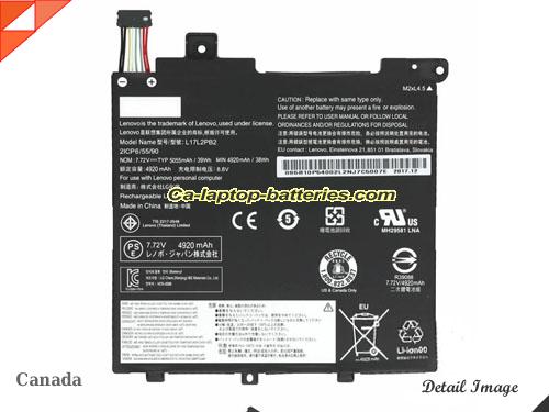 Genuine LENOVO V130-14igm 81hm Battery For laptop 5055mAh, 39Wh , 7.72V, Black , Li-Polymer