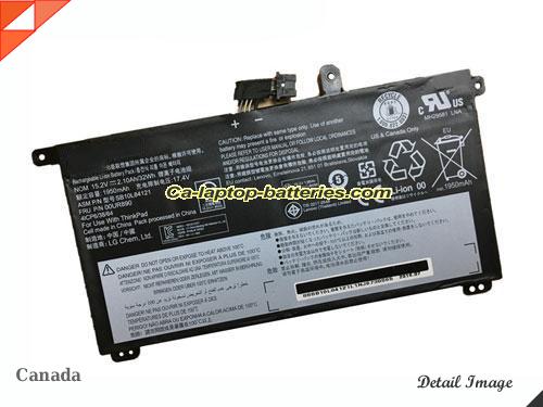 Genuine LENOVO ThinkPad P52s18CD Battery For laptop 2100mAh, 32Wh , 15.2V, Black , Li-Polymer
