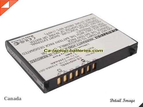 HP IPAQ Rx4545 Replacement Battery 1250mAh, 4.6Ah 3.7V Black Li-Polymer