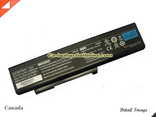 NEC 3UR18650F-2-QC-CH3 Battery 4800mAh, 53Wh  11.1V Black Li-ion