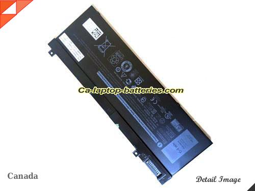 Genuine DELL Precision 7330 Battery For laptop 8000mAh, 64Wh , 7.6V, Black , Li-Polymer