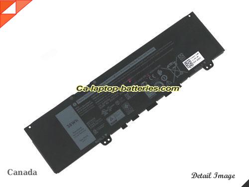 Genuine DELL Inspiron 13 7373-75VK0 Battery For laptop 3166mAh, 38Wh , 11.4V, Black , Li-Polymer