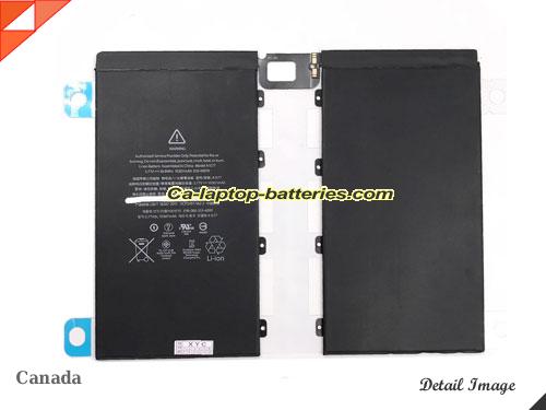 APPLE IPad Pro 128GBWiFi Replacement Battery 10307mAh, 38.8Wh  3.77V Black Li-Polymer