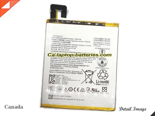 Genuine LENOVO Tab 4 8 Plus TB-8704F Battery For laptop 4850mAh, 18.7Wh , 3.85V, Sliver , Li-Polymer