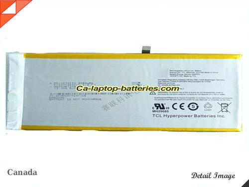 HP PR2570152 Battery 3950mAh, 15.01Wh  3.8V Sliver Li-Polymer