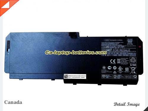 Genuine HP ZBook 17 G5 2ZC44EA Battery For laptop 4400mAh, 50Wh , 11.4V, Black , Li-Polymer