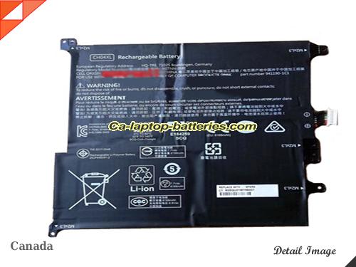 Genuine HP Chromebook X2 12-F000NF Battery For laptop 6300mAh, 48.5Wh , 7.7V, Black , Li-Polymer