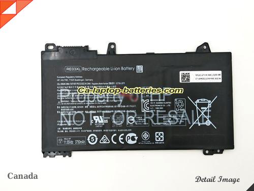 HP HSTNNUB7R Battery 3900mAh, 45Wh  11.55V Black Li-Polymer
