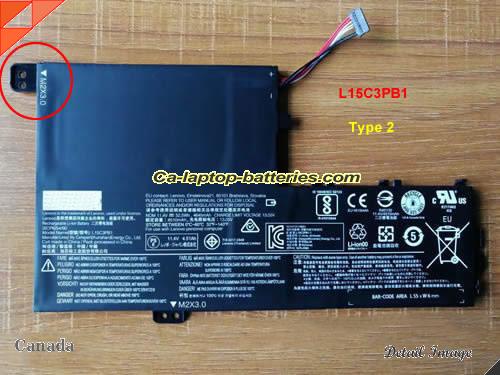 Genuine LENOVO IDEAPAD 520S-14IKB Battery For laptop 4645mAh, 52.5Wh , 11.4V, Black , Li-Polymer