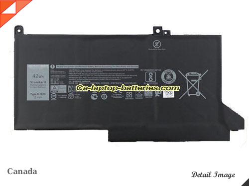 Genuine DELL E7480 Battery For laptop 3680mAh, 42Wh , 11.4V, Black , Li-ion