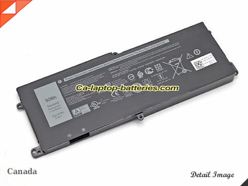 Genuine DELL ALWA51M-D1733B Battery For laptop 7890mAh, 90Wh , 11.4V, Black , Li-Polymer