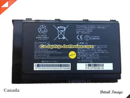 FUJITSU CP722160-01 Battery 6700mAh, 96Wh  14.4V balck Li-Polymer