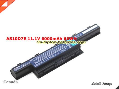 Genuine ACER TravelMate 8572T Battery For laptop 6000mAh, 11.1V, Black , Li-ion