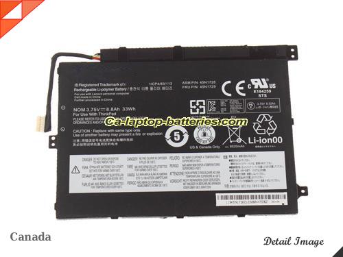 Genuine LENOVO Thinkpad 10 2014 Battery For laptop 33Wh, 8.8Ah, 3.75V, Black , Li-ion