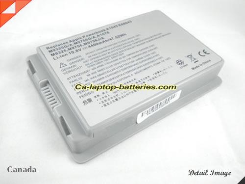 APPLE PowerBook G4 15 A1106 inch Replacement Battery 5200mAh 10.8V Grey Li-ion