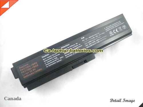 TOSHIBA SATELLITE L650 Replacement Battery 8800mAh 10.8V Black Li-ion