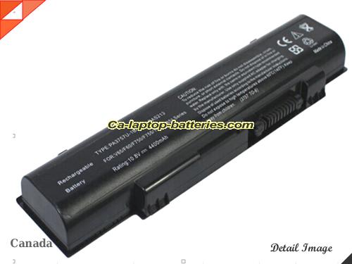 TOSHIBA Qosmio F750/02Y Replacement Battery 5200mAh 10.8V Black Li-ion