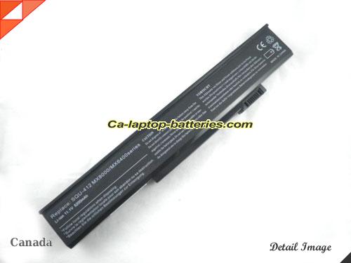 MEDION MD96015 Series Replacement Battery 5200mAh 11.1V Black Li-ion