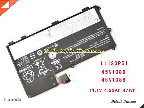 LENOVO ThinkPad T430u Ultrabook Replacement Battery 47Wh, 4.22Ah 11.1V Black Li-Polymer