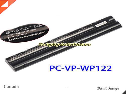 Genuine NEC PC-VJ25LA/G Battery For laptop 4000mAh, 44Wh , 11.1V, Black , Li-lion
