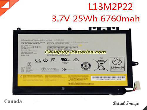 Genuine LENOVO MIIX 2 10 Battery For laptop 6760mAh, 25Wh , 3.7V, Black , Li-Polymer